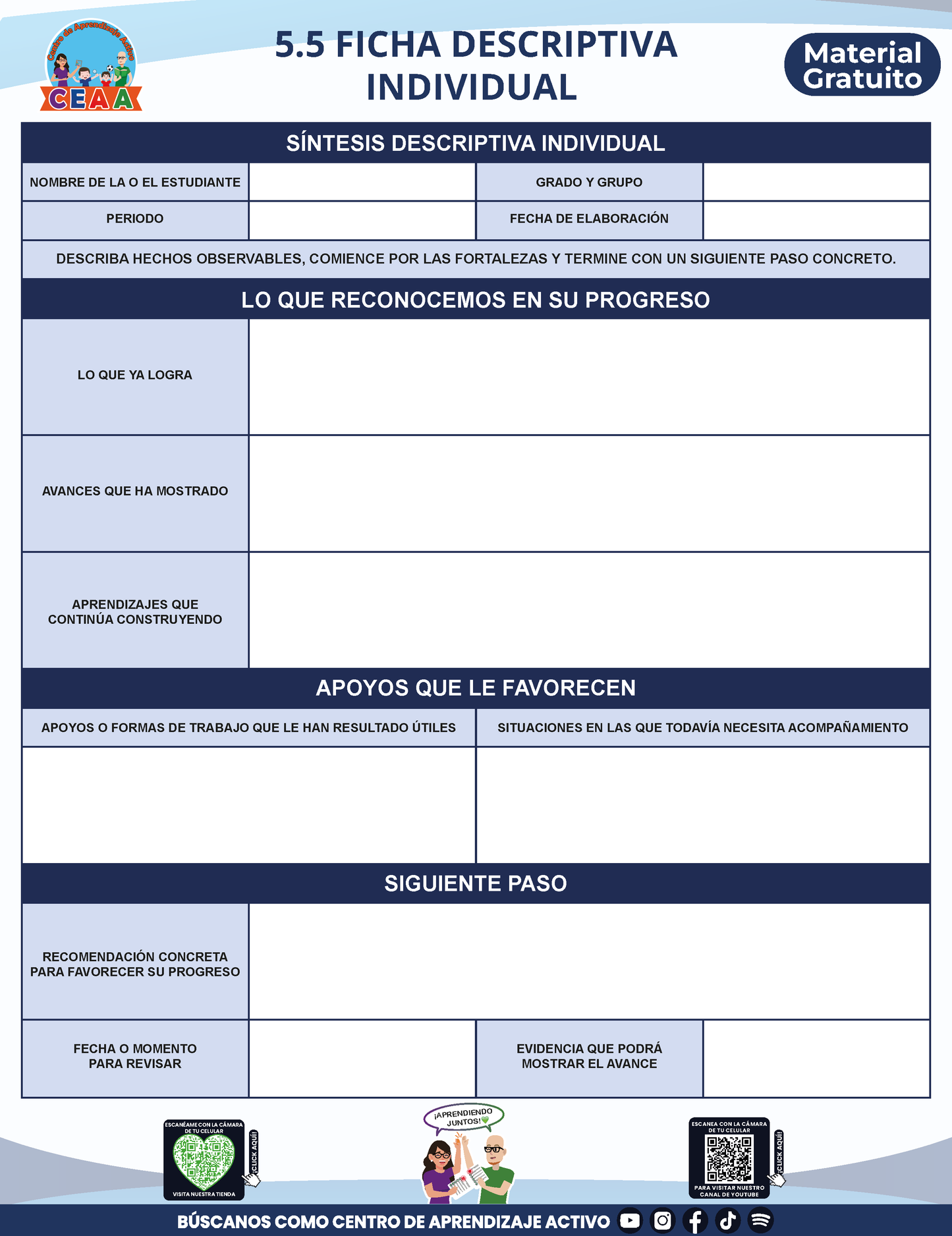 EXPEDIENTE INTEGRAL PARA LA EVALUACIÓN FORMATIVA Y ACOMPAÑAMIENTO DE LOS ESTUDIANTES en PDF