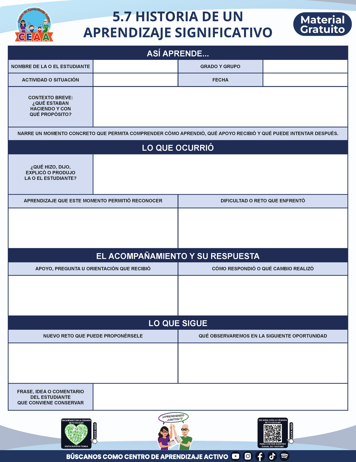 EXPEDIENTE INTEGRAL PARA LA EVALUACIÓN FORMATIVA Y ACOMPAÑAMIENTO DE LOS ESTUDIANTES en PDF