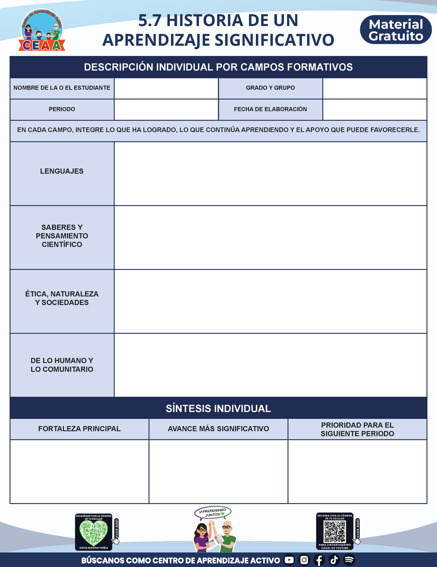 EXPEDIENTE INTEGRAL PARA LA EVALUACIÓN FORMATIVA Y ACOMPAÑAMIENTO DE LOS ESTUDIANTES en PDF