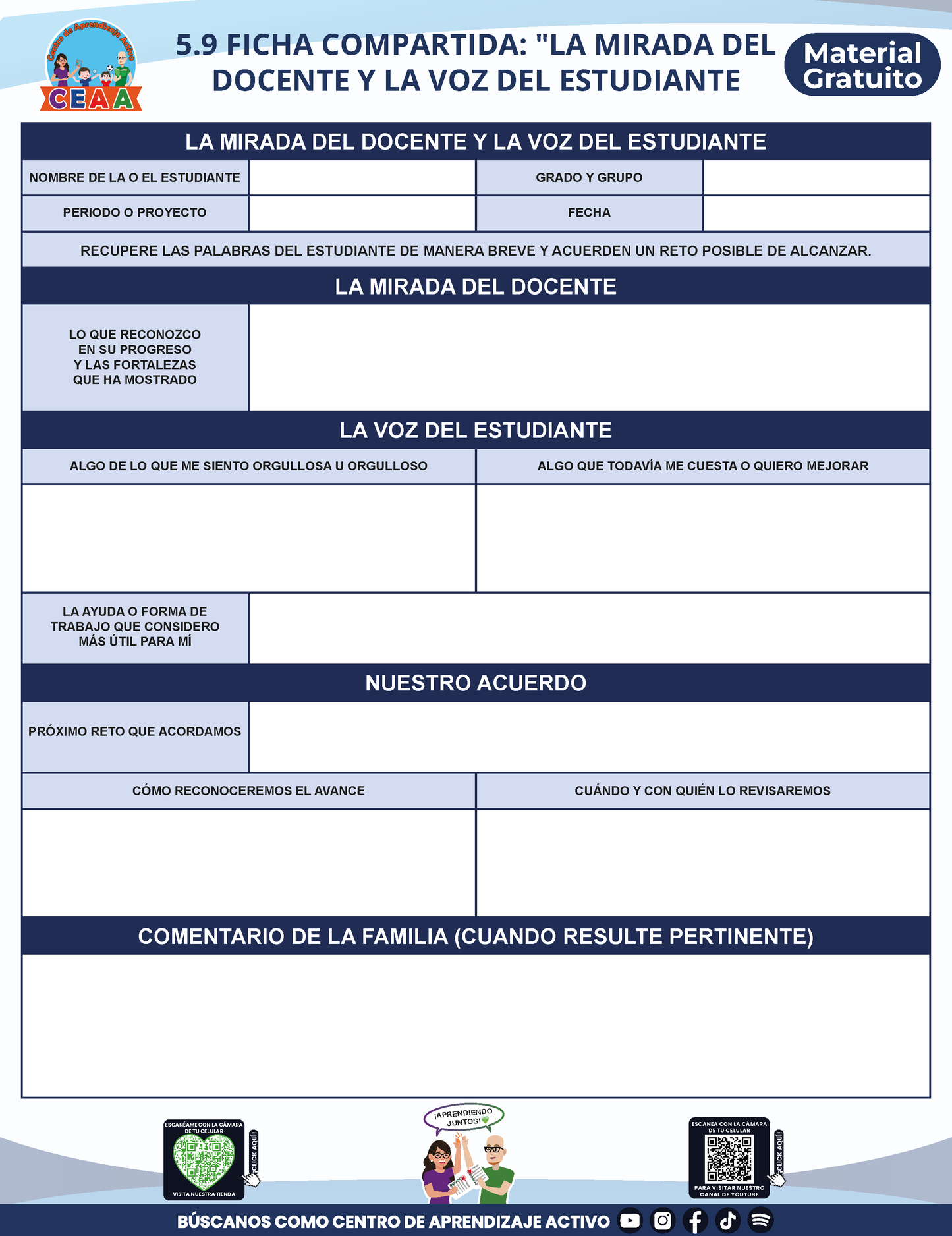 EXPEDIENTE INTEGRAL PARA LA EVALUACIÓN FORMATIVA Y ACOMPAÑAMIENTO DE LOS ESTUDIANTES en PDF