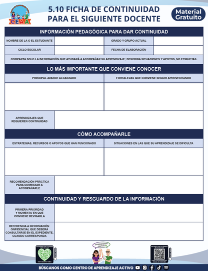 EXPEDIENTE INTEGRAL PARA LA EVALUACIÓN FORMATIVA Y ACOMPAÑAMIENTO DE LOS ESTUDIANTES en PDF