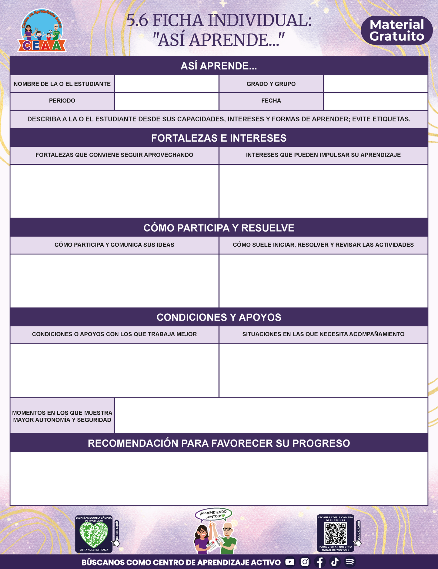 EXPEDIENTE INTEGRAL PARA LA EVALUACIÓN FORMATIVA Y ACOMPAÑAMIENTO DE LOS ESTUDIANTES en PDF V3