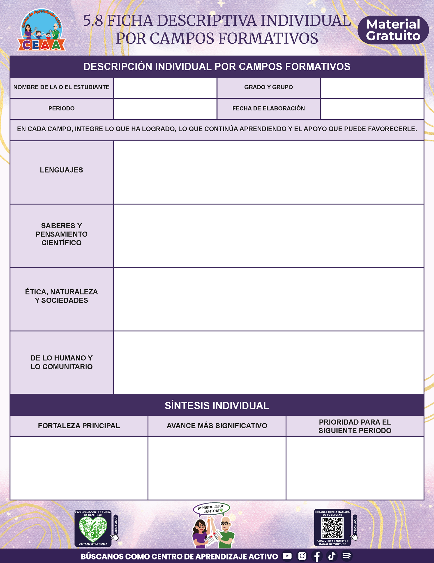 EXPEDIENTE INTEGRAL PARA LA EVALUACIÓN FORMATIVA Y ACOMPAÑAMIENTO DE LOS ESTUDIANTES en PDF V3