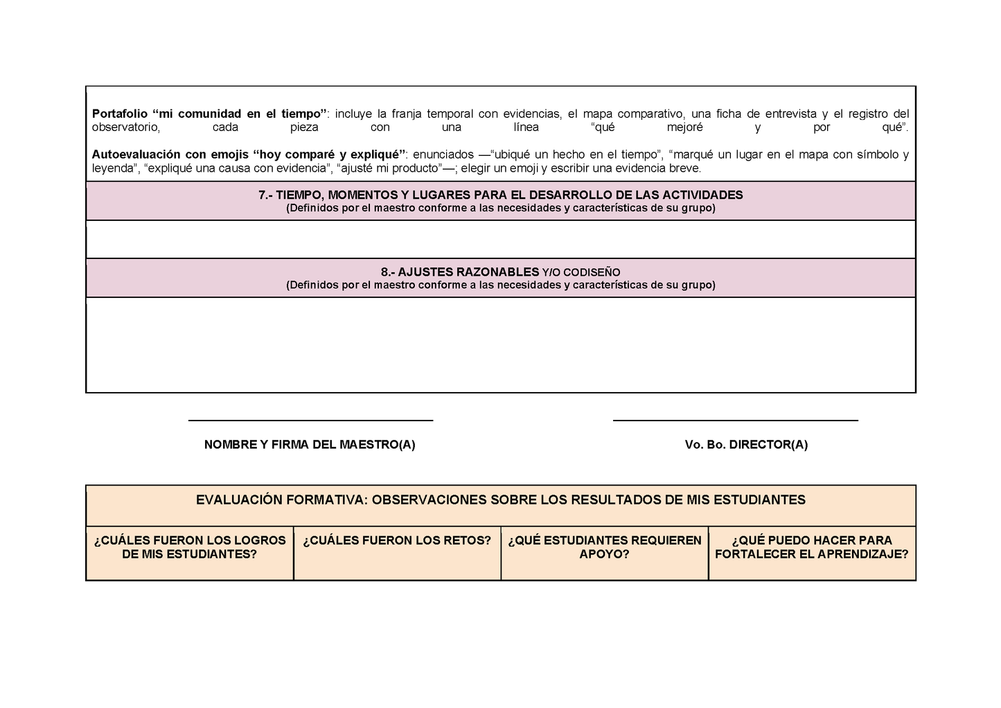 Planeación Fase 3 Primaria 1⁰ y 2⁰ Todos los Contenidos (Editable en Word)