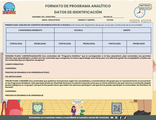 Formato Programa Analítico en PDF
