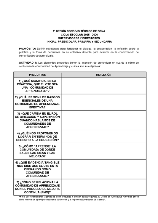 Formatos de Producto CTE Sesión 1 Directores (Editables en Word)