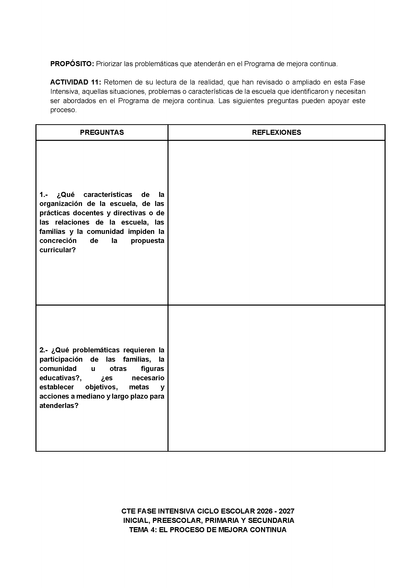 Formato de Producto CTE Fase Intensiva Tema 3 y 4 Editable en Word