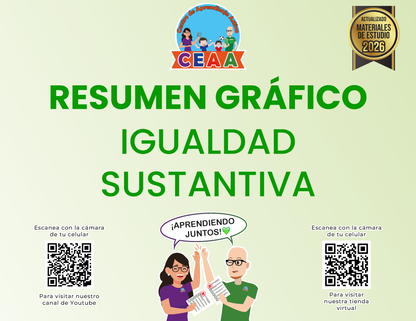 Resumen Gráfico - Igualdad Sustantiva