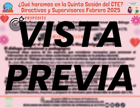 Infografía ¿Qué haremos en la quinta sesión del CTE? Directivos y Supervisores