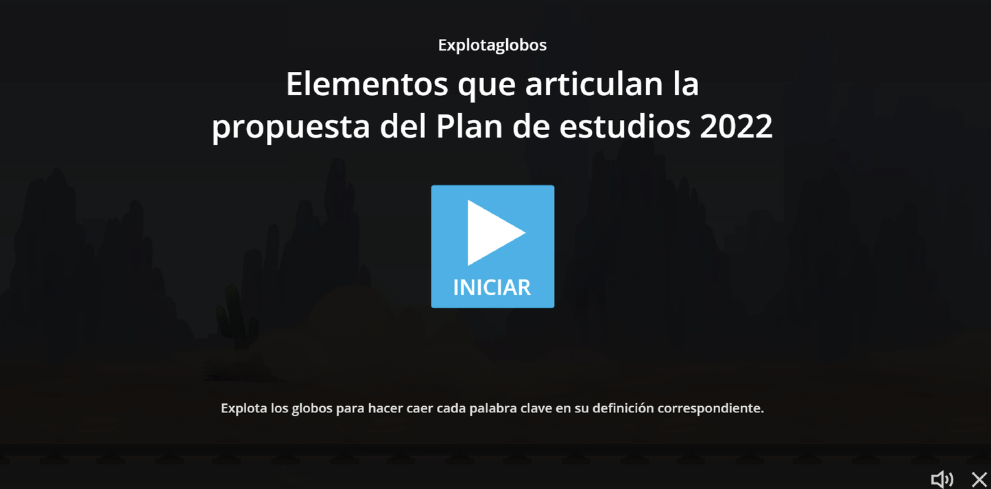 JUEGO INTERACTIVO #25 ELEMENTOS QUE ARTICULAN LA PROPUESTA DEL PLAN DE ESTUDIOS 2022
