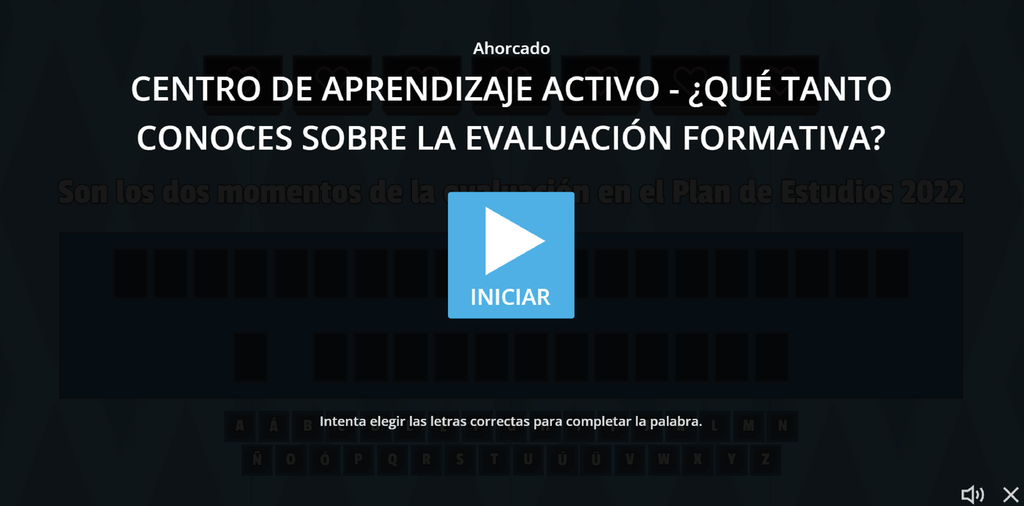 JUEGO INTERACTIVO #26 ¿QUÉ TANTO CONOCES SOBRE LA EVALUACIÓN FORMATIVA?