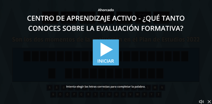 JUEGO INTERACTIVO #26 ¿QUÉ TANTO CONOCES SOBRE LA EVALUACIÓN FORMATIVA?