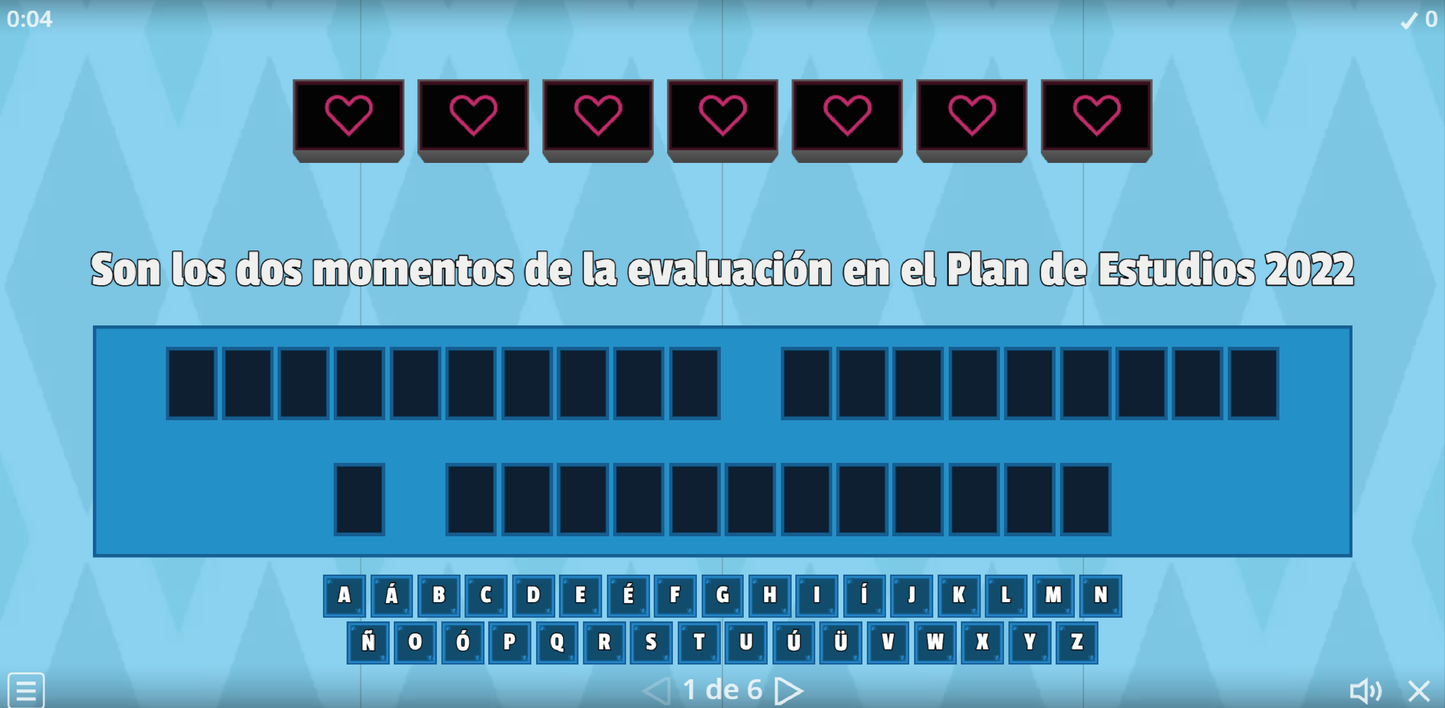 JUEGO INTERACTIVO #26 ¿QUÉ TANTO CONOCES SOBRE LA EVALUACIÓN FORMATIVA?