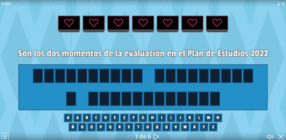 JUEGO INTERACTIVO #26 ¿QUÉ TANTO CONOCES SOBRE LA EVALUACIÓN FORMATIVA?