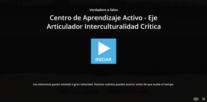 JUEGO INTERACTIVO #27: EJE ARTICULADOR INTERCULTURALIDAD CRÍTICA