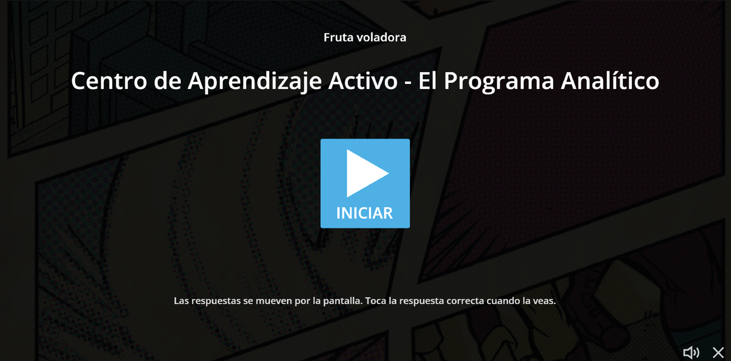 JUEGO INTERACTIVO #32 EL PROGRAMA ANALÍTICO