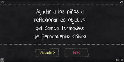 JUEGO INTERACTIVO #10 LOS CAMPOS FORMATIVOS