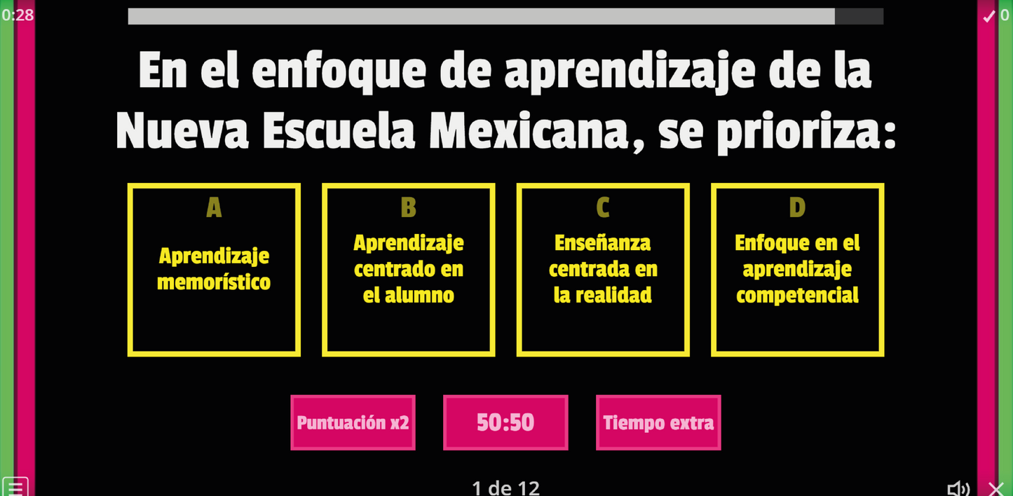 JUEGO INTERACTIVO #20 LA NUEVA ESCUELA MEXICANA (PARTE 2)