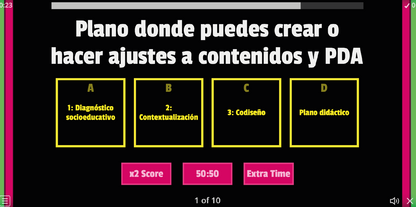 JUEGO INTERACTIVO #8 PLAN DE ESTUDIOS 2022 EL PROGRAMA ANALÍTICO