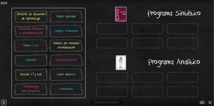 JUEGO INTERACTIVO #9 PLAN ESTUDIOS 2022: PROGRAMA SINTÉTICO Y ANALÍTICO PARTE II