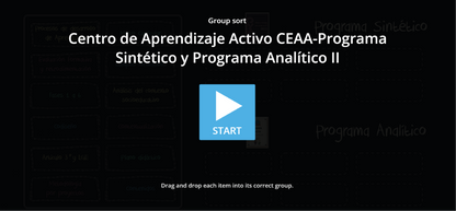 JUEGO INTERACTIVO #9 PLAN ESTUDIOS 2022: PROGRAMA SINTÉTICO Y ANALÍTICO PARTE II