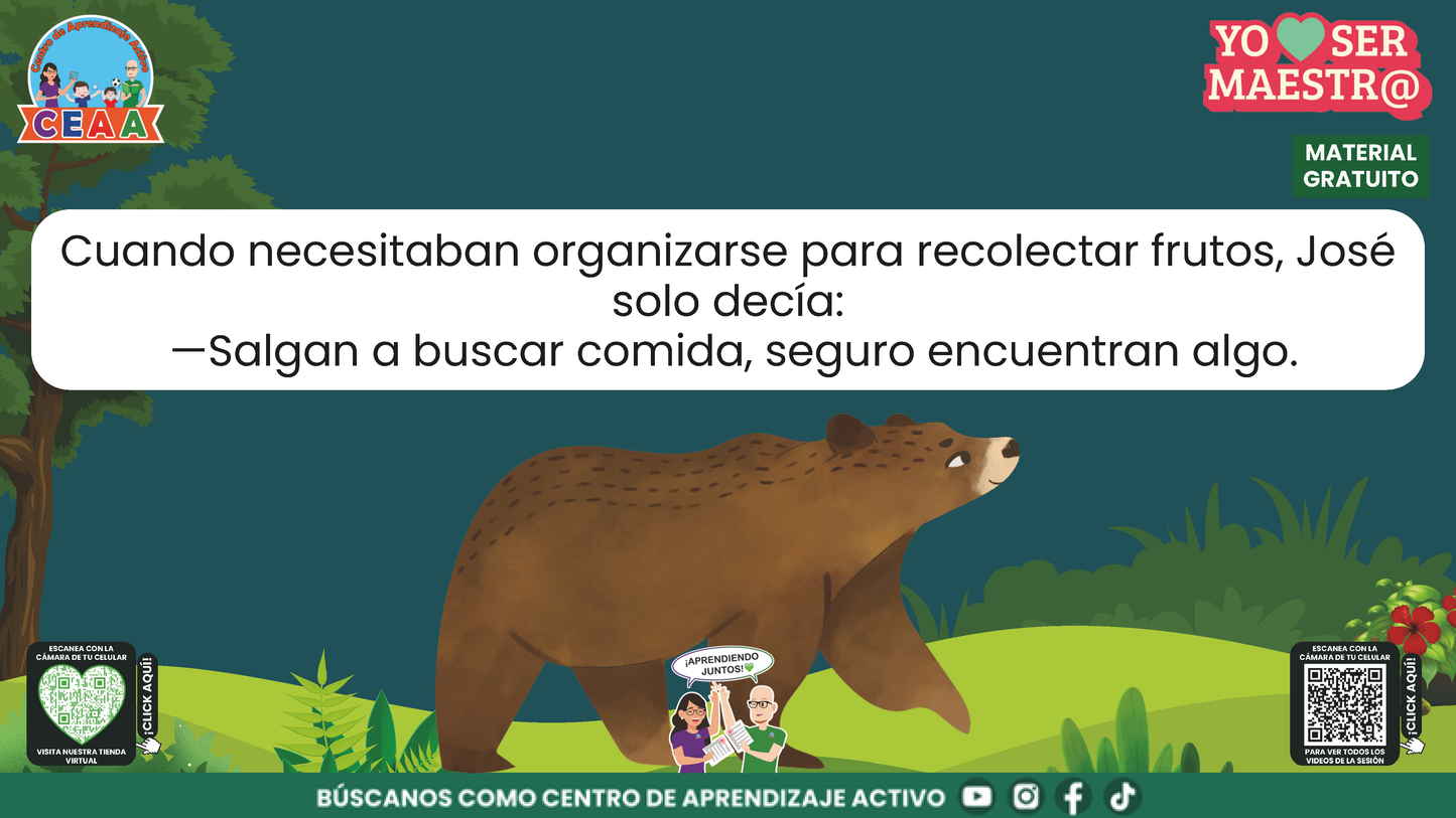 Historias para Maestros - JOSÉ, EL OSO QUE APRENDIÓ A DAR INDICACIONES en PDF