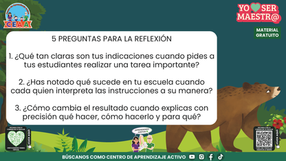Historias para Maestros - JOSÉ, EL OSO QUE APRENDIÓ A DAR INDICACIONES en PDF