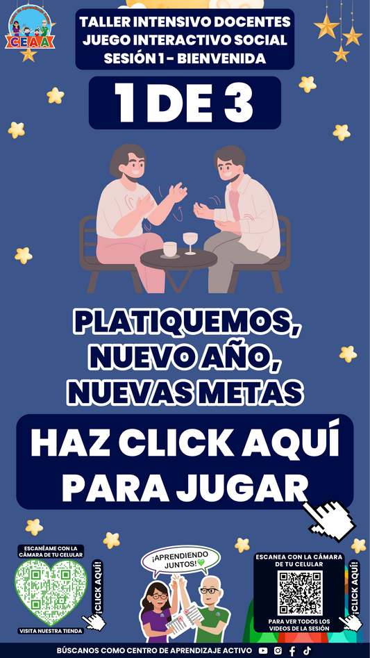 3 Juegos Interactivos para tu Taller Intensivo Docentes Sesión 1 Enero 2026 (Requieren Conexión a Internet)
