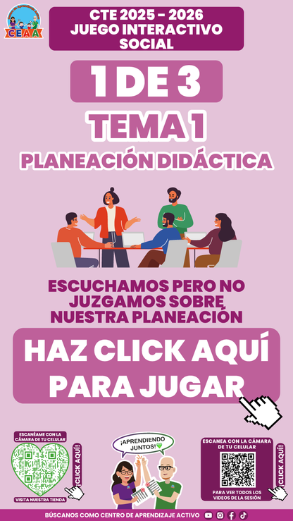 3 Juegos Interactivos CTE Tema 1 (Requieren conexión a internet)
