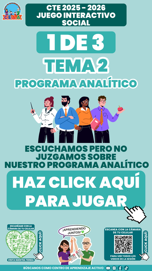 3 Juegos Interactivos CTE Tema 2 (Requieren conexión a internet)