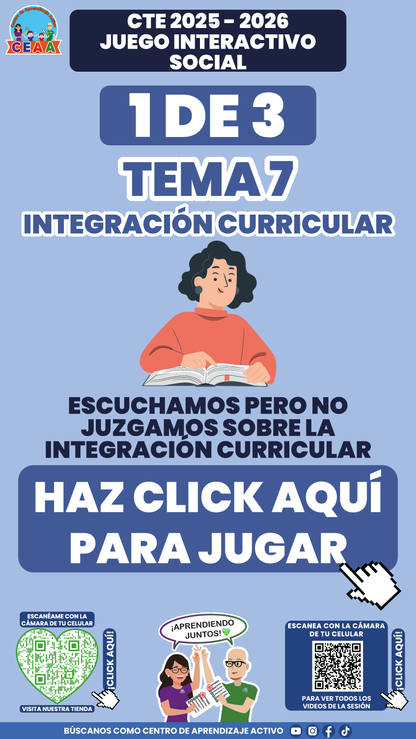 3 Juegos Interactivos CTE Tema 7 (Requieren conexión a internet)