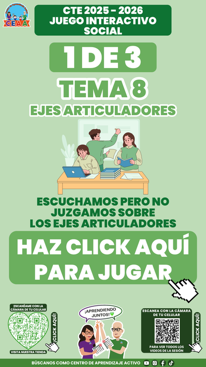 3 Juegos Interactivos CTE Tema 8 (Requieren conexión a internet)