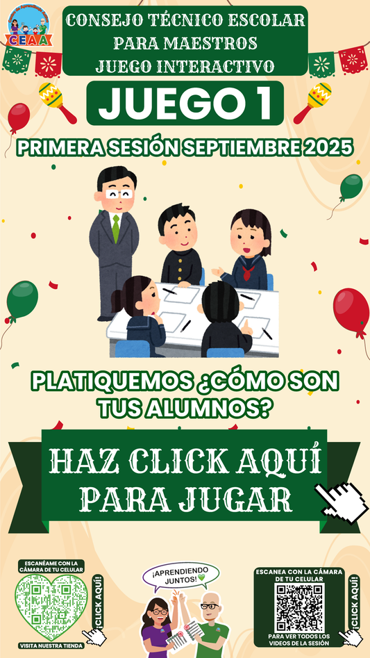 Juegos Interactivos CTE Sesión 1 Maestros Septiembre 2025