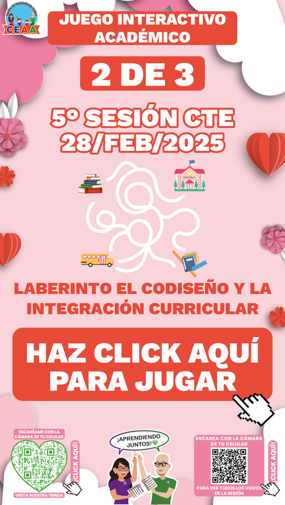 3 Juegos Interactivos Quinta Sesión CTE Febrero 2025