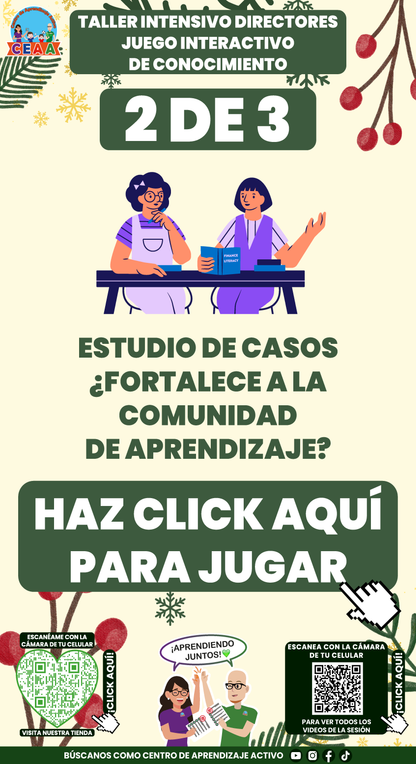 3 Juegos Interactivos para tu Taller Intensivo Directores Enero 2026 (Requieren Conexión a Internet)