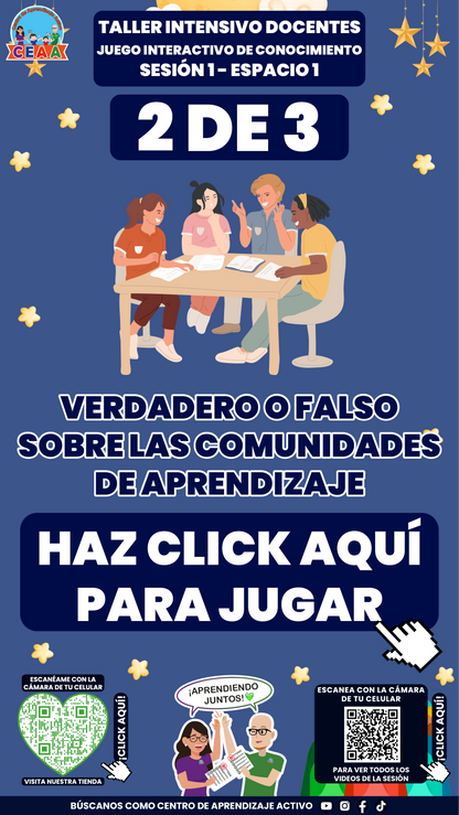 3 Juegos Interactivos para tu Taller Intensivo Docentes Sesión 1 Enero 2026 (Requieren Conexión a Internet)