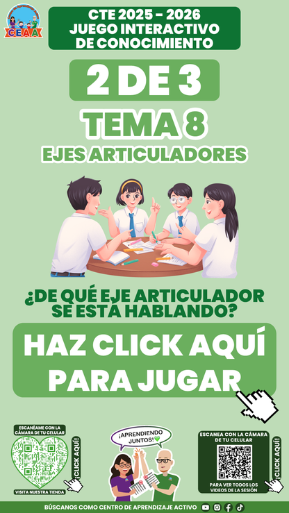 3 Juegos Interactivos CTE Tema 8 (Requieren conexión a internet)