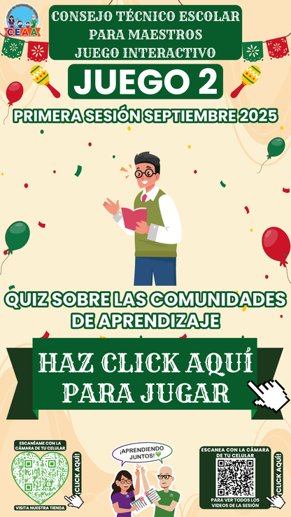 Juegos Interactivos CTE Sesión 1 Maestros Septiembre 2025