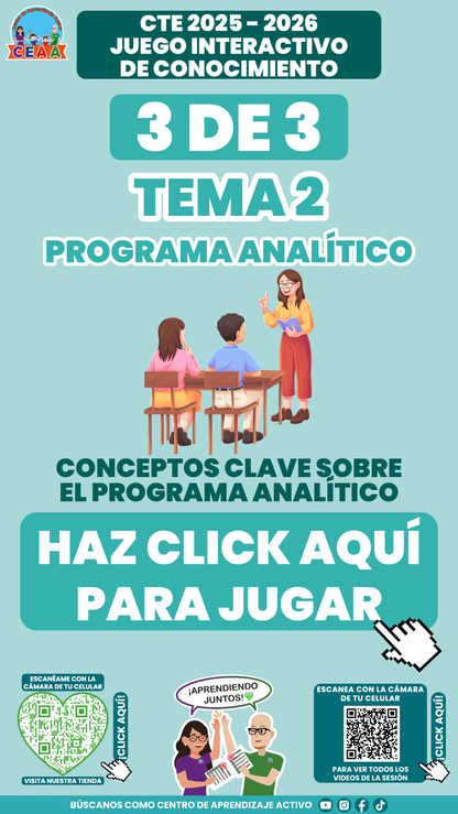 3 Juegos Interactivos CTE Tema 2 (Requieren conexión a internet)