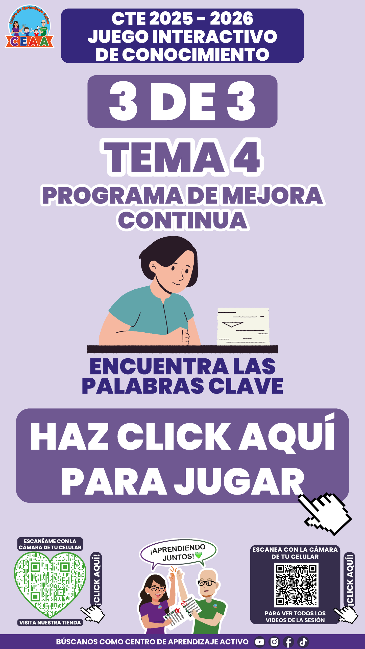 3 Juegos Interactivos CTE Tema 4 (Requieren conexión a internet)