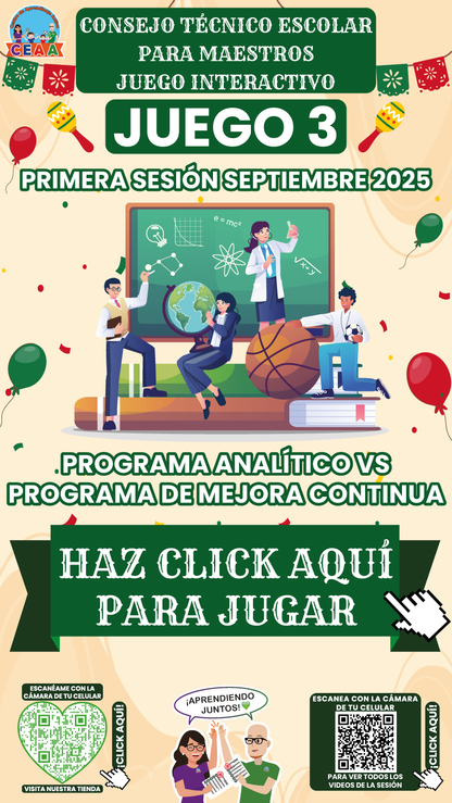 Juegos Interactivos CTE Sesión 1 Maestros Septiembre 2025