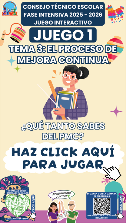 Juegos Interactivos CTE Fase Intensiva Temas 3 y 4 (Necesitan conexión a Internet)