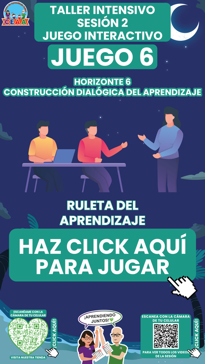 4 Juegos Interactivos Taller Intensivo Sesión 2 Julio 2025 (Requieren Conexión a internet)
