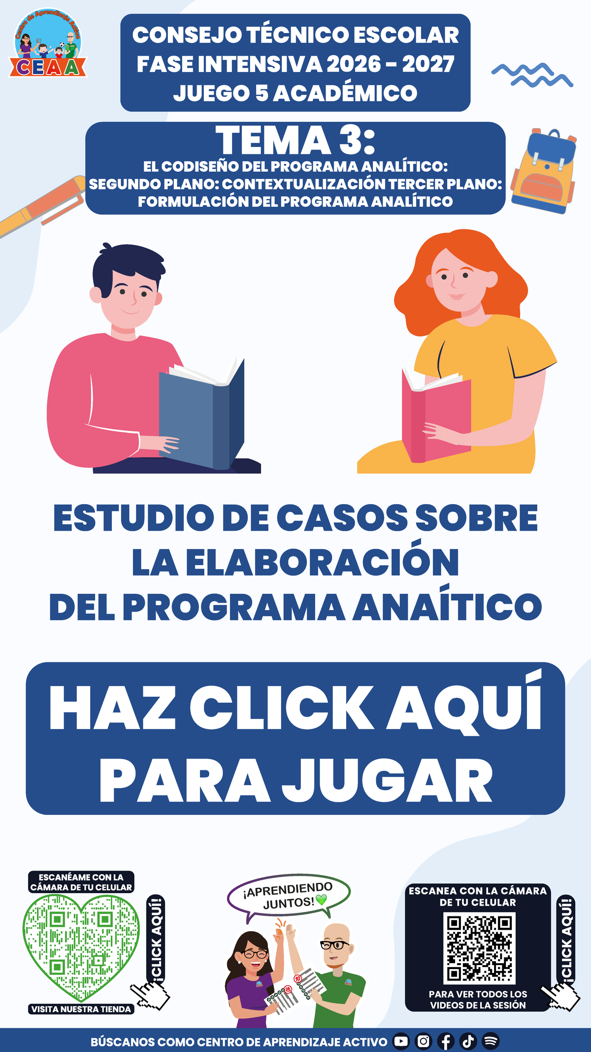 4 Juegos Interactivos para tu CTE Fase Intensiva Sesión 3 y 4 (Requieren conexión a Internet)