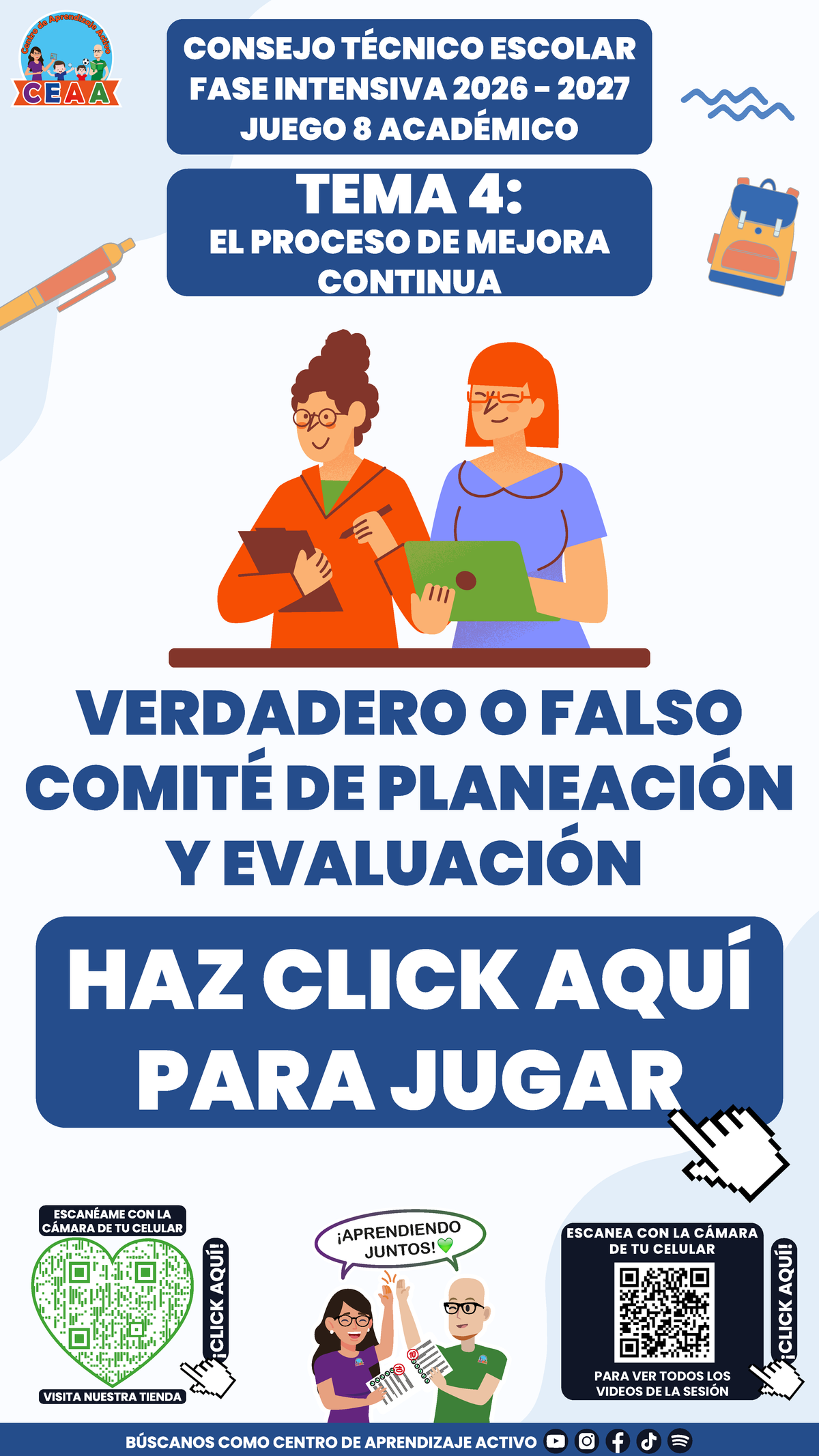 4 Juegos Interactivos para tu CTE Fase Intensiva Sesión 3 y 4 (Requieren conexión a Internet)