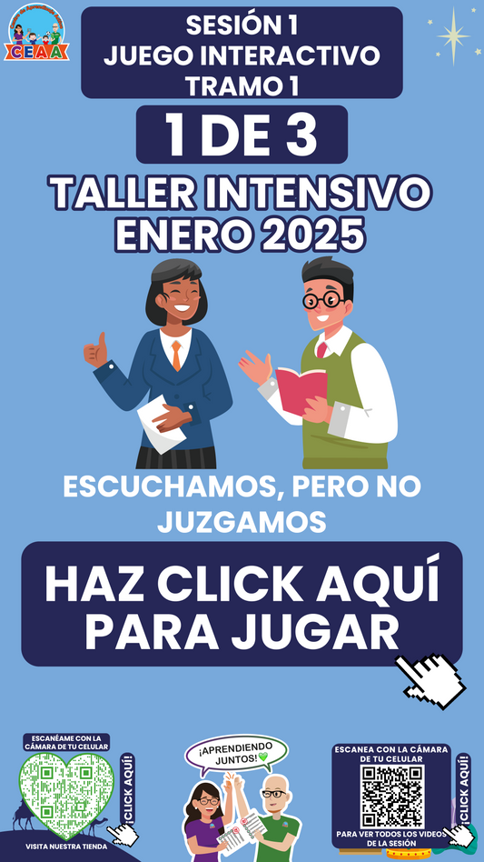 3 Juegos Interactivos Taller Intensivo Sesión 1 Enero 2025