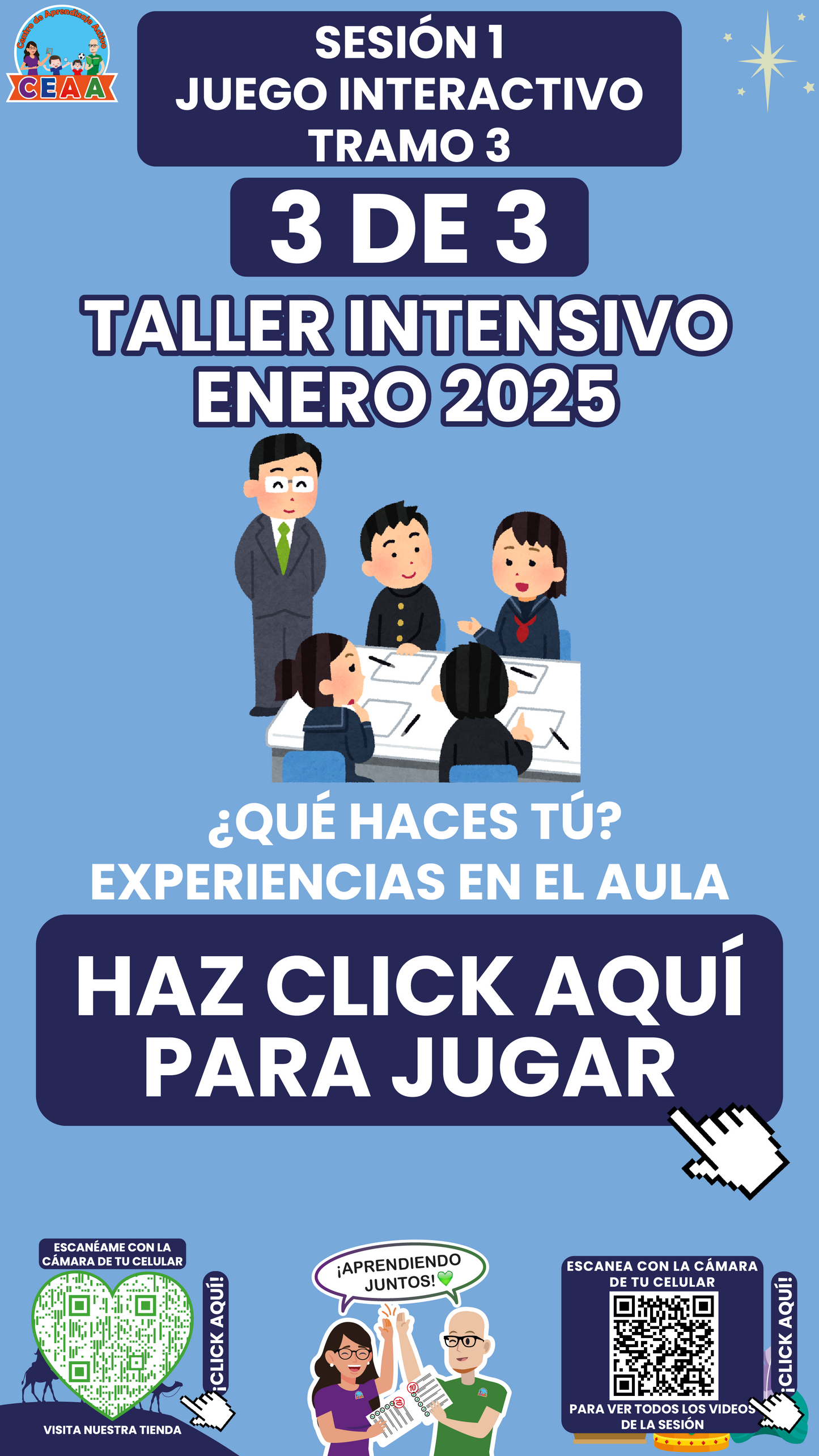 3 Juegos Interactivos Taller Intensivo Sesión 1 Enero 2025