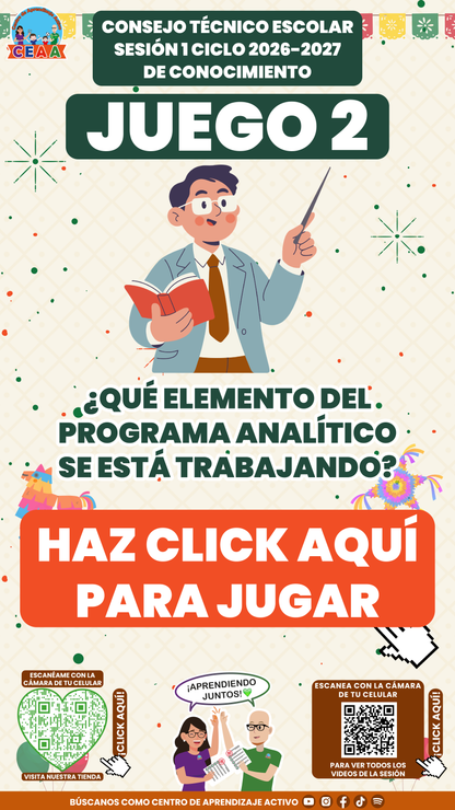 4 Juegos Interactivos para tu CTE Sesión 1 Septiembre 2026 (Requieren Conexión a Internet)