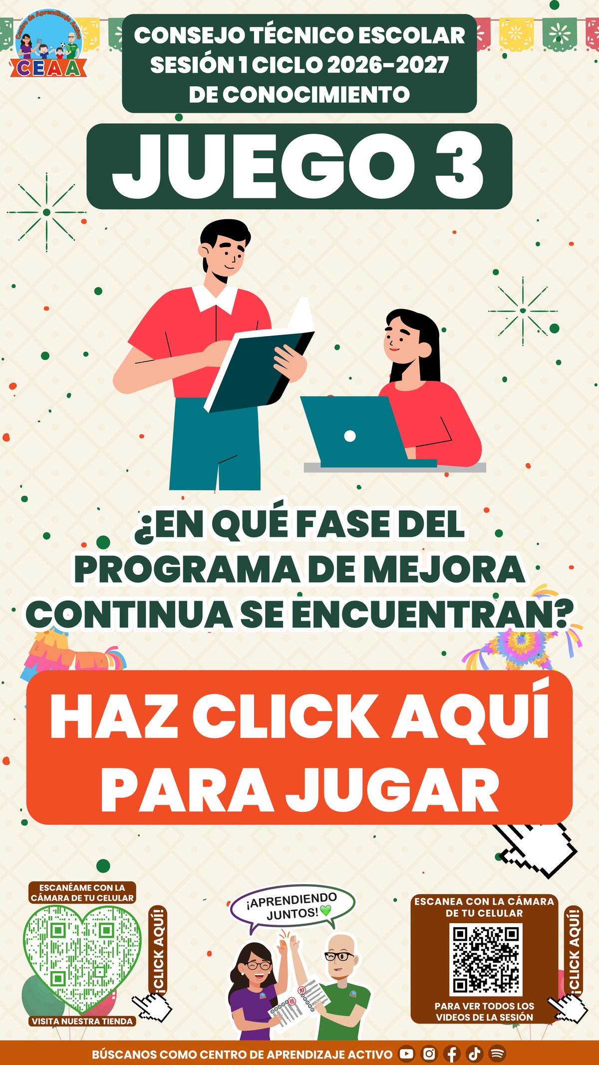 4 Juegos Interactivos para tu CTE Sesión 1 Septiembre 2026 (Requieren Conexión a Internet)