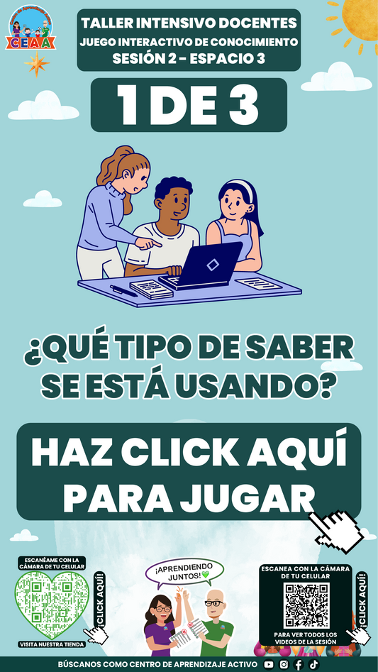 3 Juegos Interactivos para tu Taller Intensivo Docentes Sesión 2 Enero 2026 (Requieren Conexión a Internet)